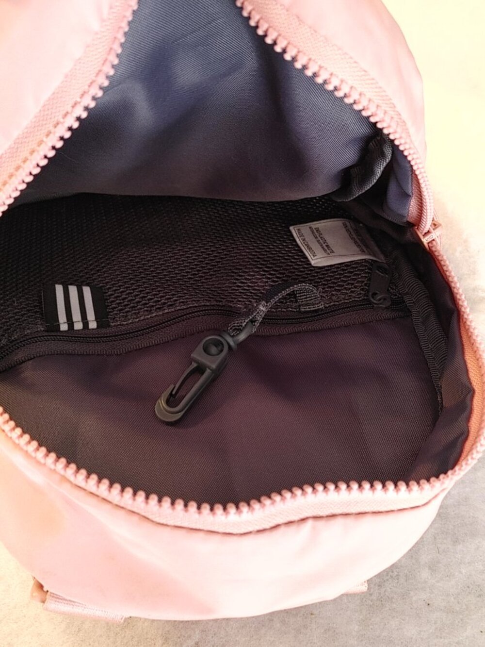 Adidas Mini Backpack Light Pink - Picture 5 of 7
